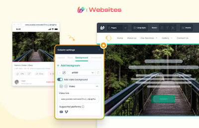 🚀 New! Add a Video as a Background in Your Website Sections 🎥